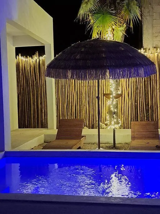 Villa Kuxtah, Beautiful Bungalow With Private Pool Tulum 0*,